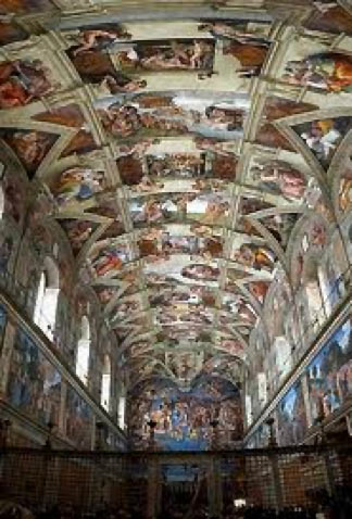 sistine chapel painted ceiling design inspiration