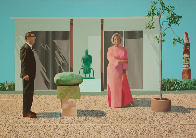 hockney continuity and contrast in art